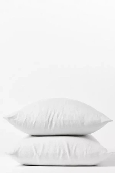 Coyuchi Organic Linen Chambray Pillowcase Set/2 In White