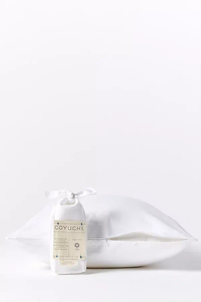 Coyuchi Organic Pillow Protector In White
