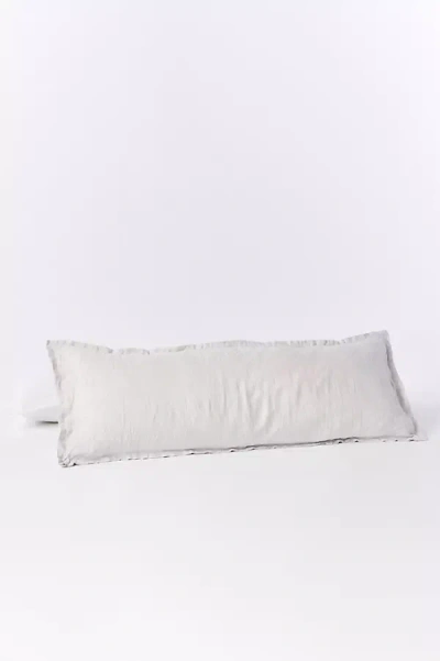 Coyuchi Organic Relaxed Linen Pillow Cover In White