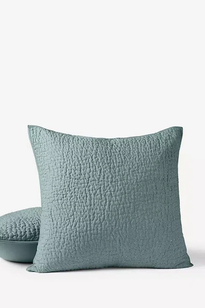 Coyuchi Pebbled Handstitched Organic Euro Sham