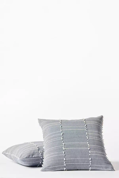 Coyuchi Precita Organic Pillow Cover In Blue