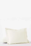 Coyuchi Refined Organic Percale Sham In White