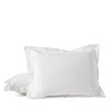 Coyuchi Refined Percale Sham, King In White