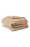 Coyuchi Relaxed Organic Linen Duvet Cover In Doe