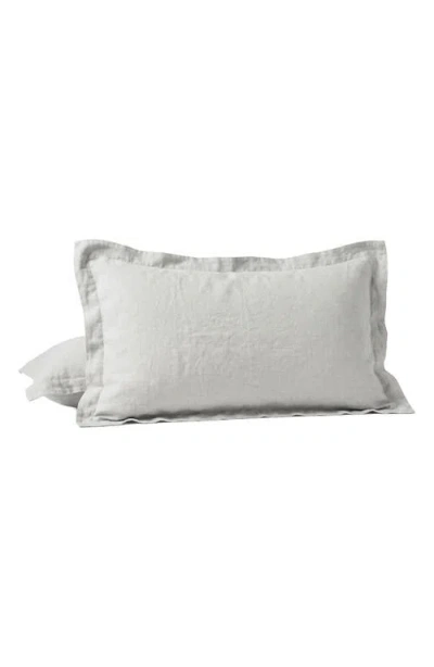 Coyuchi Relaxed Organic Linen Pillow Sham In Gray