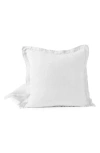 Coyuchi Relaxed Organic Linen Sham In Alpine White