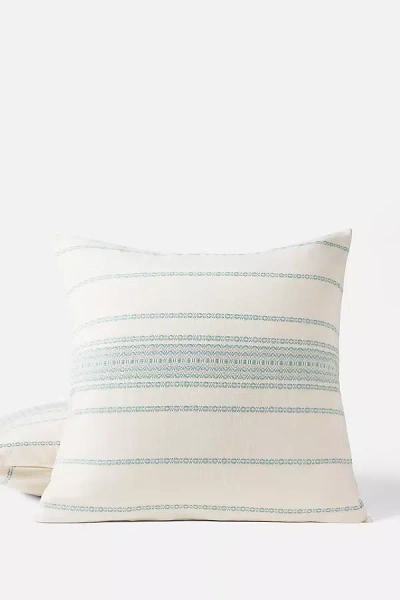 Coyuchi Rippled Stripe Organic Euro Sham