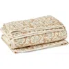 Coyuchi Robles Hand-stitched Organic Cotton Quilt In Fawn W/juniper