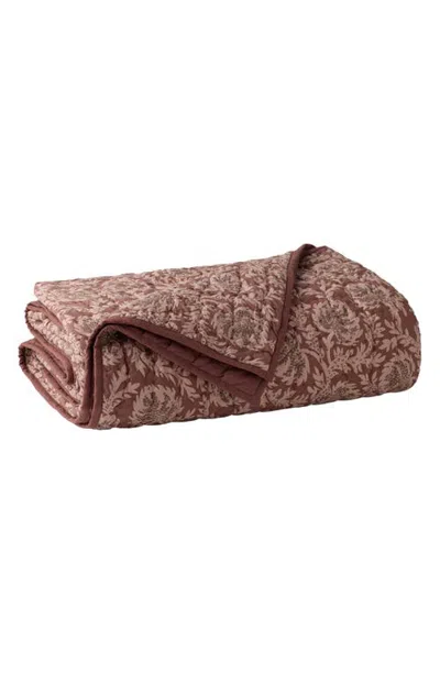 Coyuchi Robles Hand-stitched Organic Cotton Quilt In Brown