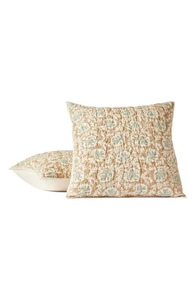 Coyuchi Robles Hand-stitched Organic Cotton Sham In Neutral
