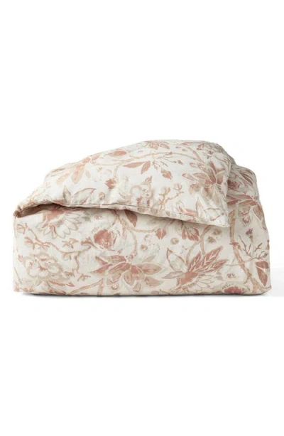 Coyuchi Sea Bloom Print Duvet Cover In Neutral