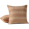 Coyuchi Sea Ridge Accent Pillow Cover In Brown