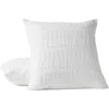 Coyuchi Sea Ridge Accent Pillow Cover In White