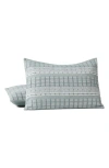 Coyuchi Sea Ridge Organic Cotton Pillow Cover In Gray