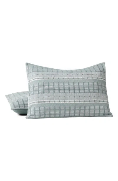 Coyuchi Sea Ridge Organic Cotton Pillow Cover In Gray