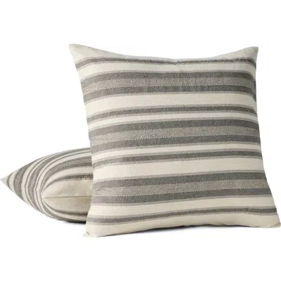 Coyuchi Serrano Organic Cotton Throw Pillow Cover In Gray