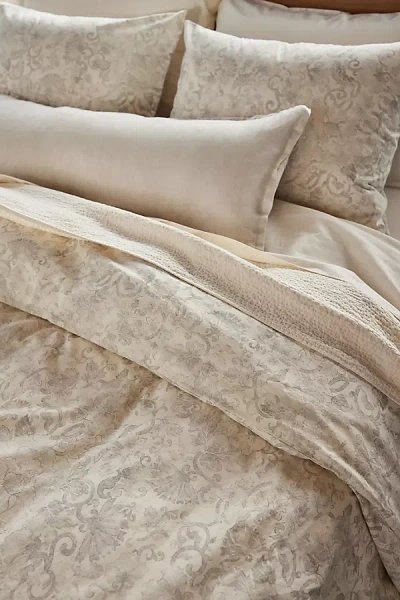 Coyuchi Solana Organic Print Sham In Brown