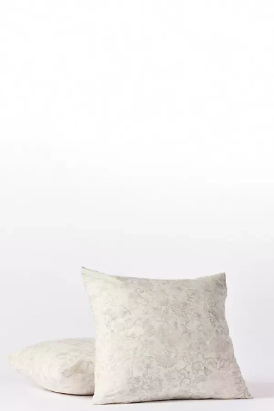 Coyuchi Solana Organic Print Sham In Neutral