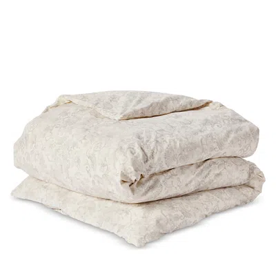 Coyuchi Solana Print Duvet Cover, Full/queen In Brown