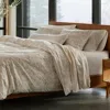 Coyuchi Solana Organic Cotton Duvet Cover In Undyed W/grays Botanical