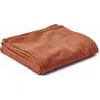 Coyuchi Sonoma Textured Organic Cotton Tablecloth In Rust