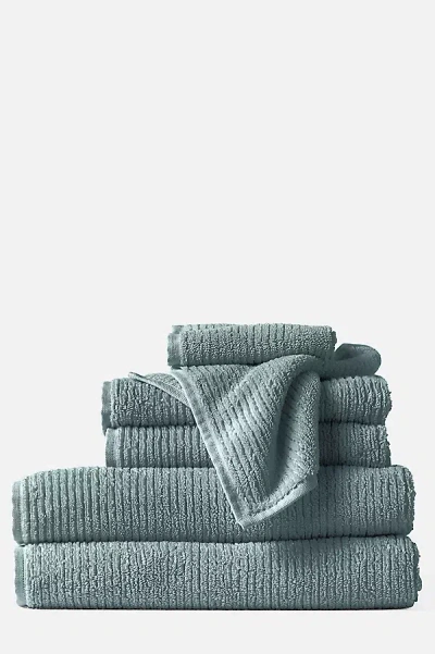 Coyuchi Temescal Organic Ribbed 6pc Towel Set In Neutral