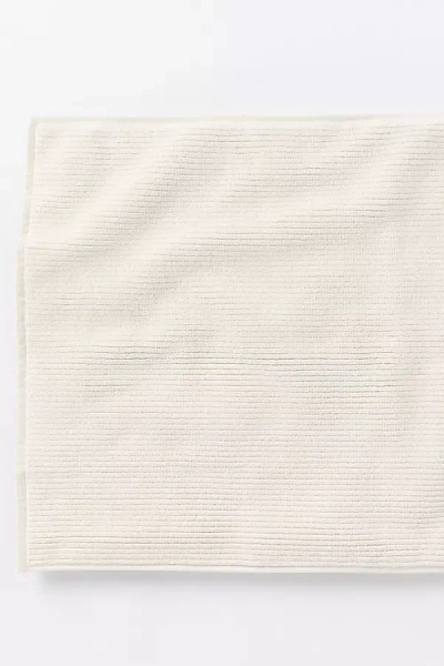 Coyuchi Temescal Organic Ribbed Bath Mat In Beige
