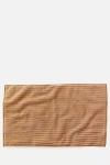 Coyuchi Temescal Organic Cotton Rib Bath Mat In Brown