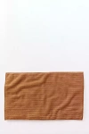 Coyuchi Temescal Organic Ribbed Bath Mat In Brown