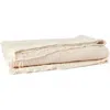 Coyuchi Topanga Organic Cotton Matelassé Bed Blanket In Undyed