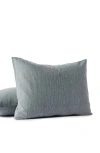 Coyuchi Reyes Organic Cotton Pillow Sham In Marine