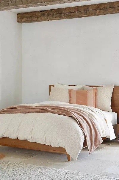 Coyuchi Toro Canyon Organic Duvet Cover In Brown