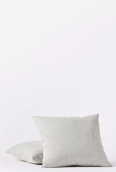 Coyuchi Toro Canyon Organic Euro Sham In White