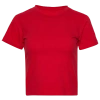Cozi Womens  Baby T-shirt In Red