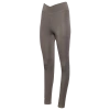 Cozi Womens  Cotton Cross Front Leggings In Grey