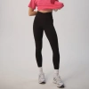 Cozi Womens  Cross Front Leggings In Black