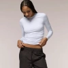 Cozi Womens  Ruched Smoothing Top In White