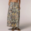 Cozi Womens  Tokyo Cargo Skirt In Gray