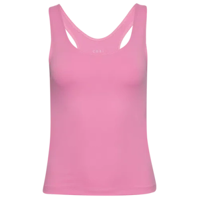 Cozi Womens  Yuli Racer Back Tank In Pink