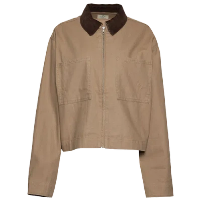 Cozi Womens Field Jacket In Brown