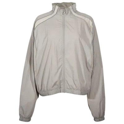 Cozi Womens Retro Wind Jacket In Gray