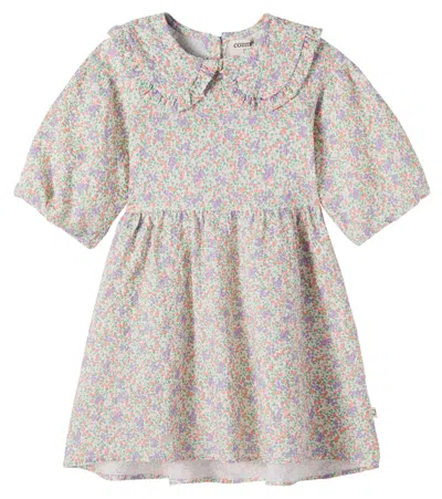 Cozmo Kids' Clove Floral Cotton Dress In Multi