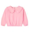 Cozmo Genoa Cotton-blend Fleece Sweatshirt In Pink