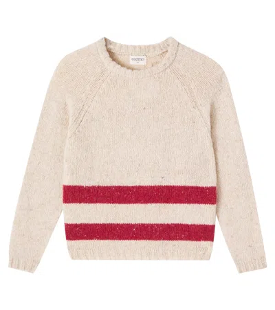 Cozmo Kids' Idaho Wool-blend Tweed Sweater