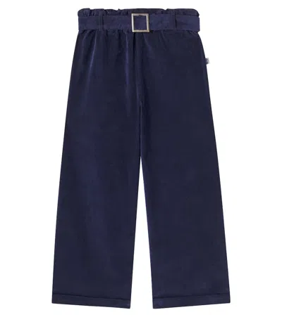 Cozmo Kids' Lima Cotton Corduroy Pants In Blue