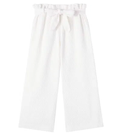 Cozmo Kids' Lima Cotton Corduroy Pants In White