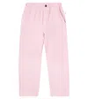 Cozmo Paola Cotton Pants In Pink