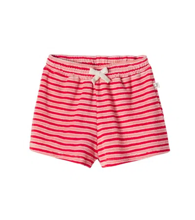 Cozmo Kids' Root Striped Cotton-blend Terry Shorts