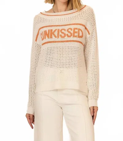 Cozy Casual Sunkissed Open Knit Sweater In Coral In Pink
