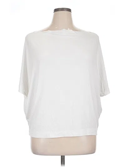 Pre-owned Cozy Casuals 3/4 Sleeve T-shirt In Ivory